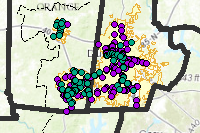 MRC 2014 Bicyclist Count Locations