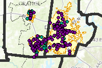 pedestrian count locations